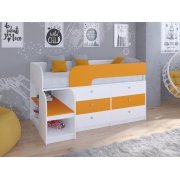 белый / оранжевый