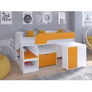 белый / оранжевый