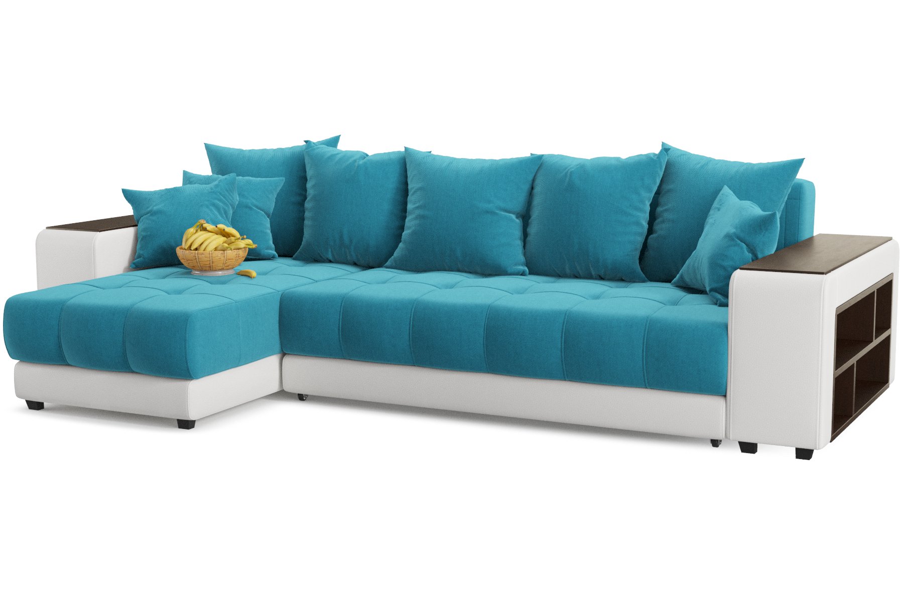 Диван угловой Кендрик левый azur 2