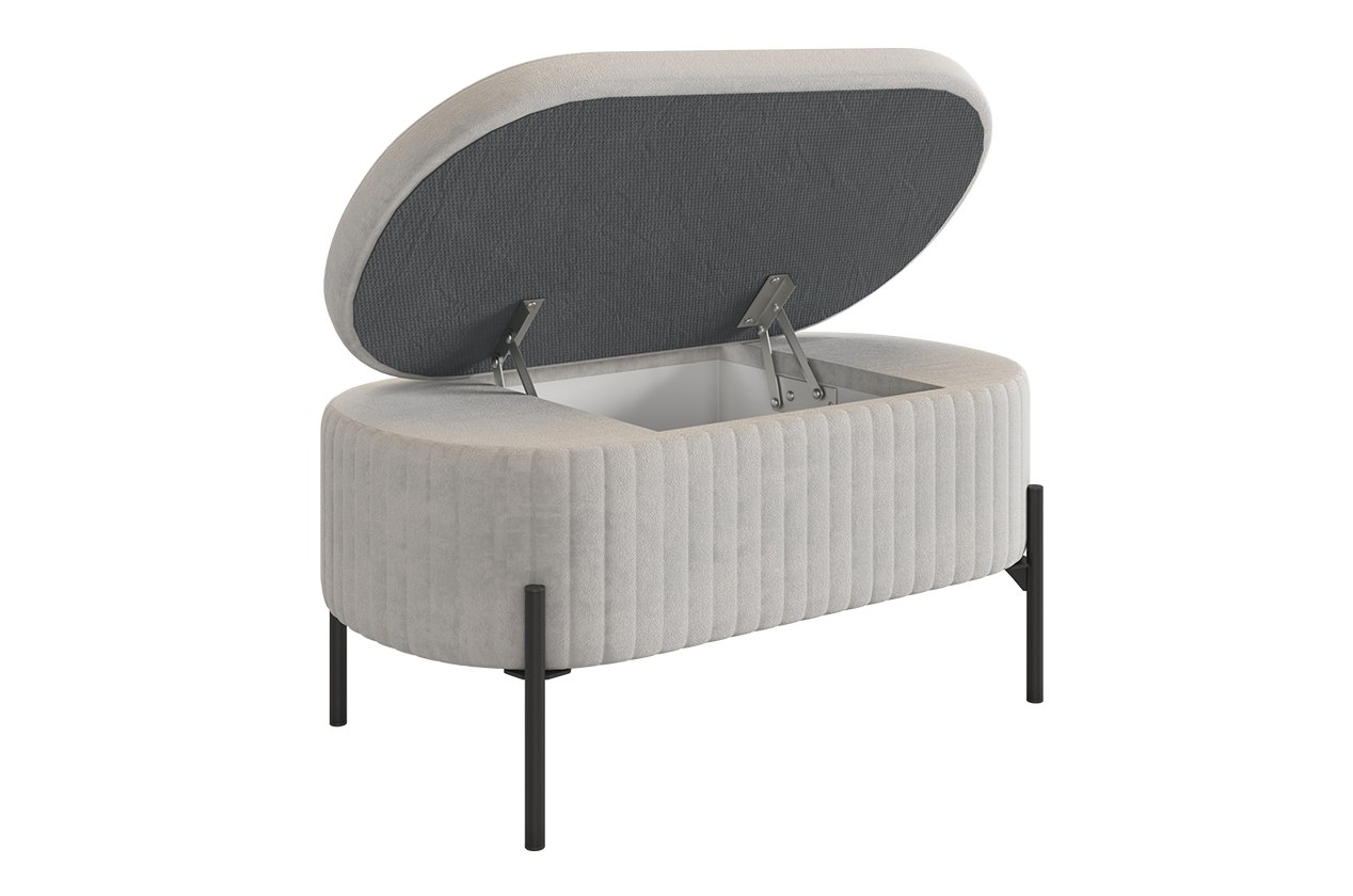 Пуф Винни галька (велюр)