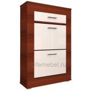 итальянский орех / белый глянец