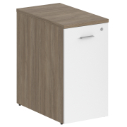 дуб темный / белый