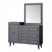 серый / золото