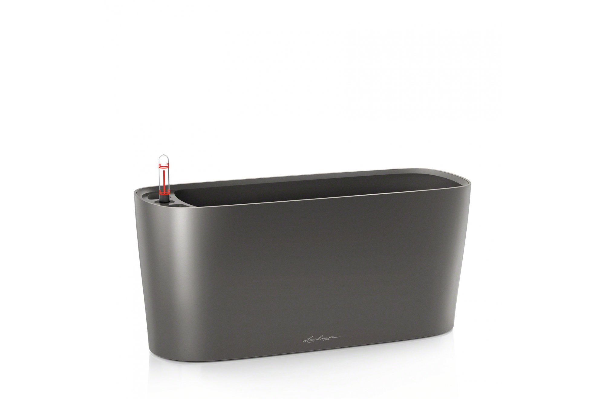 Кашпо Lechuza 15563 DELTA 20 Антрацитовый металлик