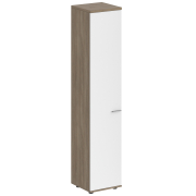 дуб темный / белый