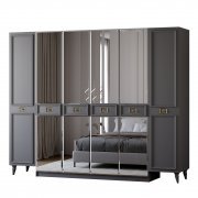 серый / золото