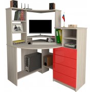 ясень шимо светлый / красный глянец