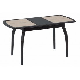 Стол обеденный Стамбул ПО СМ-220.02.15 на деревянных ножках венге / пикадилли