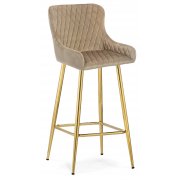 бежевый велюр / золото