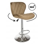 темно-бежевый велюр