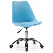 синий пластик / синяя экокожа