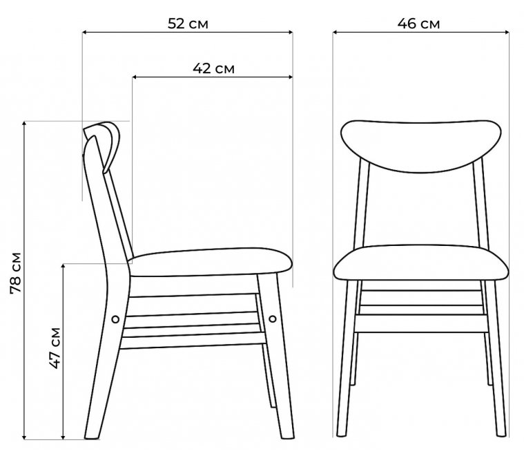 Деревянный стул Okava wood / beige Деревянный стул Okava wood / beige