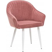 персиковый / белый