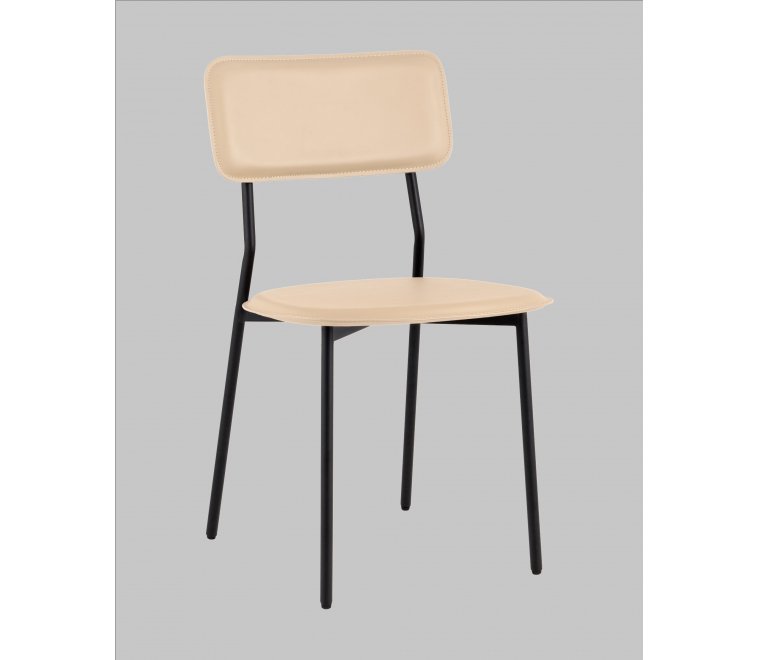 Стул на металлокаркасе Mikkie бежевый Стул на металлокаркасе Mikkie бежевый