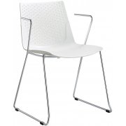 белый / хром