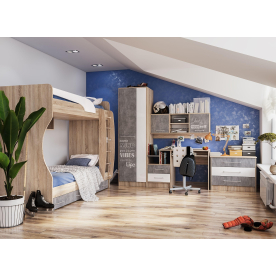 Комплект детской мебели Колибри Лофт комплектация 5