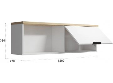 Комплект для кабинета Скайлайт блэквуд ячменный / графит / белый / меренга комплектация 1