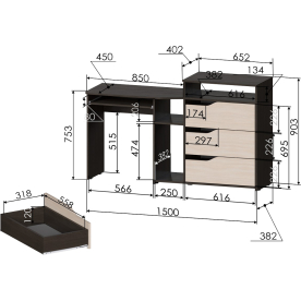 Комплект детской мебели РМ-10-3