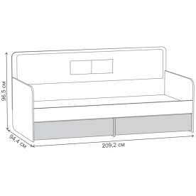 Комплект детской мебели Вуди