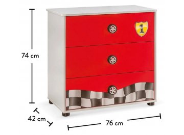 Комод детский Race Сup