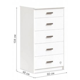 Комод детский White