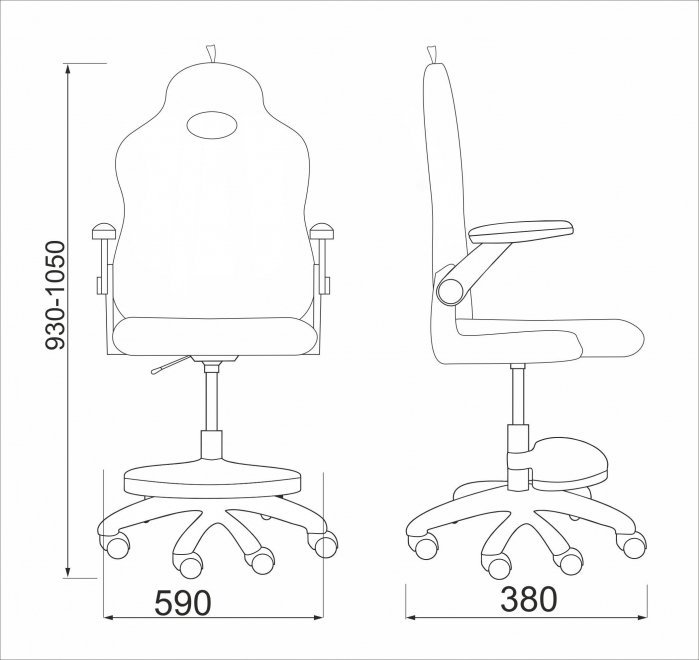 Компьютерное кресло Elen синий