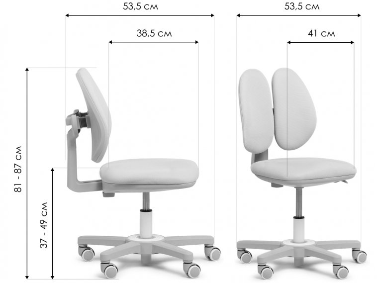 Компьютерное кресло Mente grey