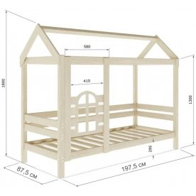 Кровать-домик Кристин