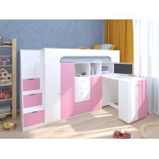 белый / розовый