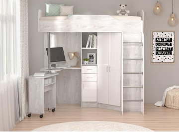 Кровать-чердак Бриз