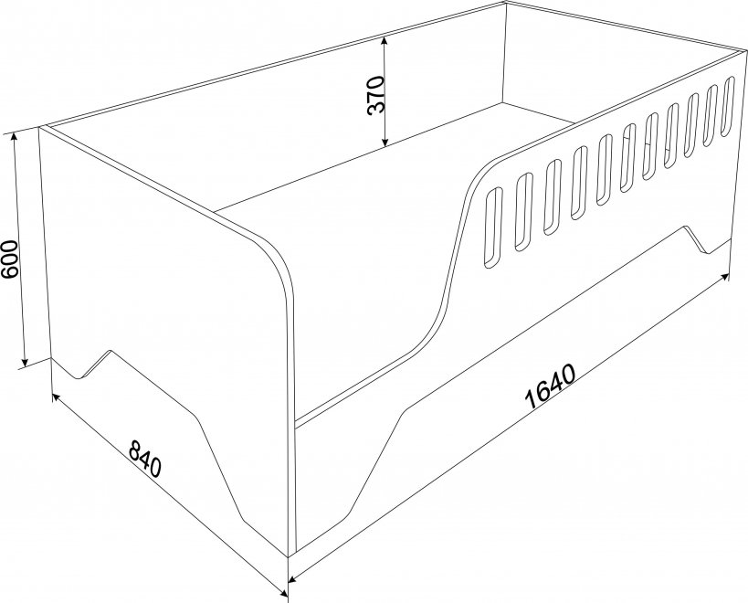 Кровать Астра 13 белый / розовый