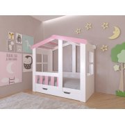 белый / розовый