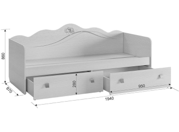 Подростковая кровать Фэнтези