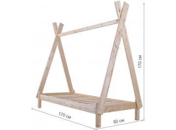 Подростковая кровать Индеец 70х160