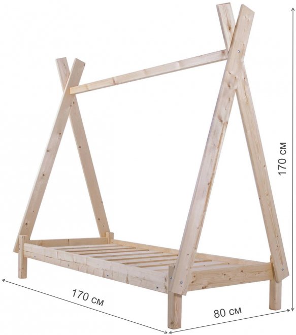 Подростковая кровать Индеец 70х160
