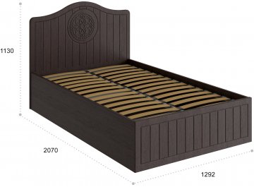 Полутораспальная кровать Монблан МБ-608К