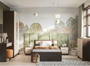 Полутораспальная кровать Муза КР 606