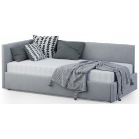 Тахта Каролина-2 серый велюр bingo ash