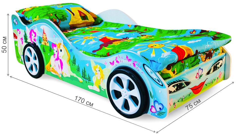 Кровать-машина Принцесса 70х160