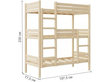 Трехъярусная кровать Офелия