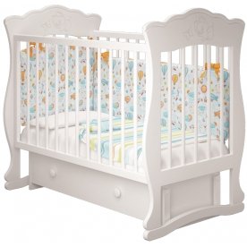 Кроватка Елена 3 с маятником и ящиком