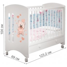 Кроватка Софи 1 с ящиком