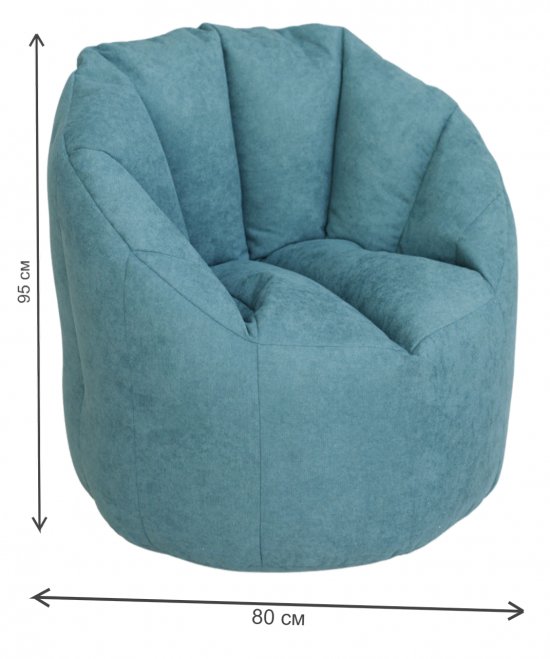 Кресло-мешок Зефир нефритовый