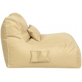 Пуф бежевый оксфорд