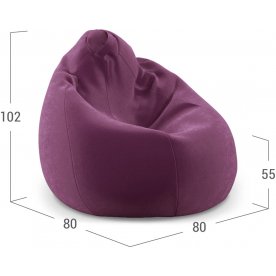 Пуф-мешок Moon Груша 24