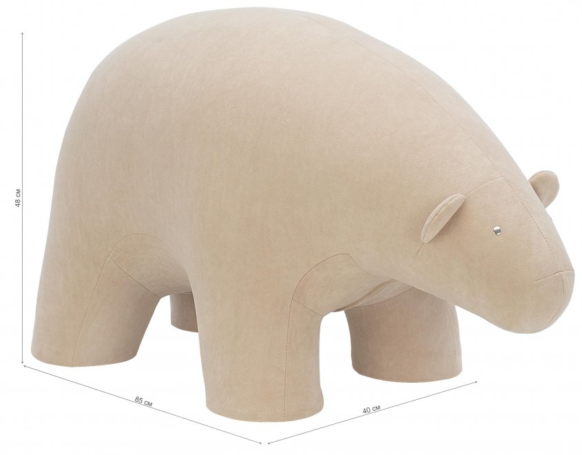 Пуф Leset Bear ткань omega 02