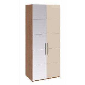 Шкаф для одежды Вирджиния СМ-233.07.04 L с зеркалом слева орех вирджиния / сахара