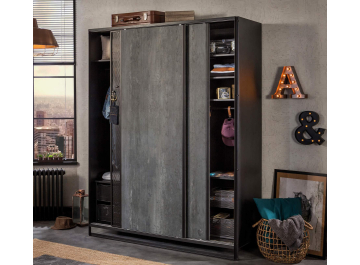 Шкаф-купе детский Dark Metal