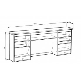 Письменный стол Кантри