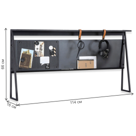 Надстройка для компьютерного стола Dark Metal